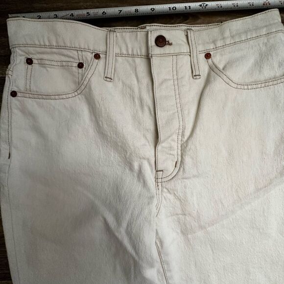 NWT Madewell Slim Demi-Boot Jeans in Cloud Lining sz 30 - Picture 8 of 14